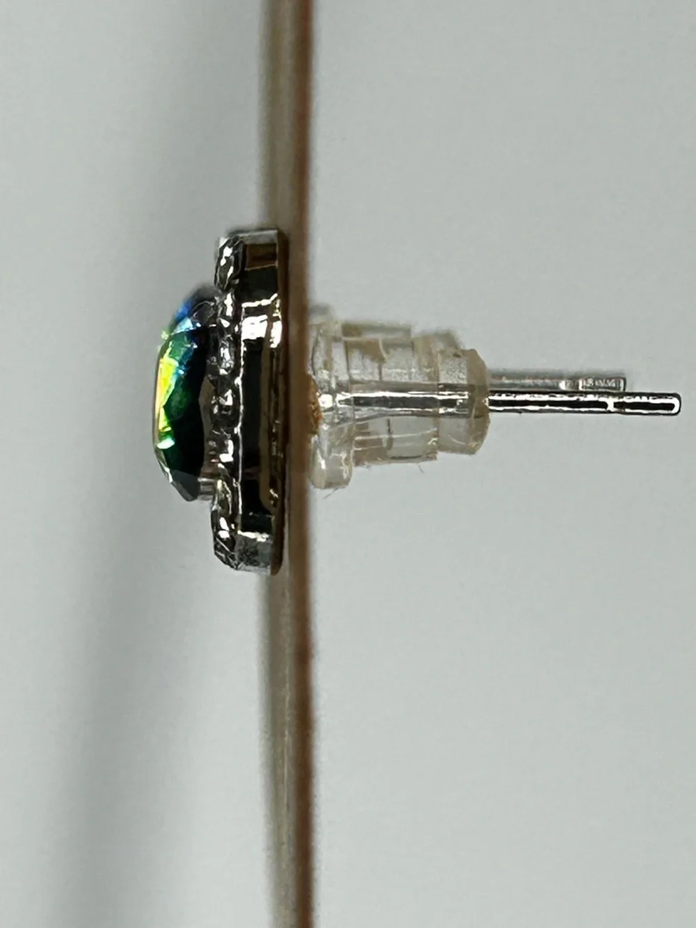 Multicolor Crystal Halo Stud Earrings - Women Fashion Jewelry